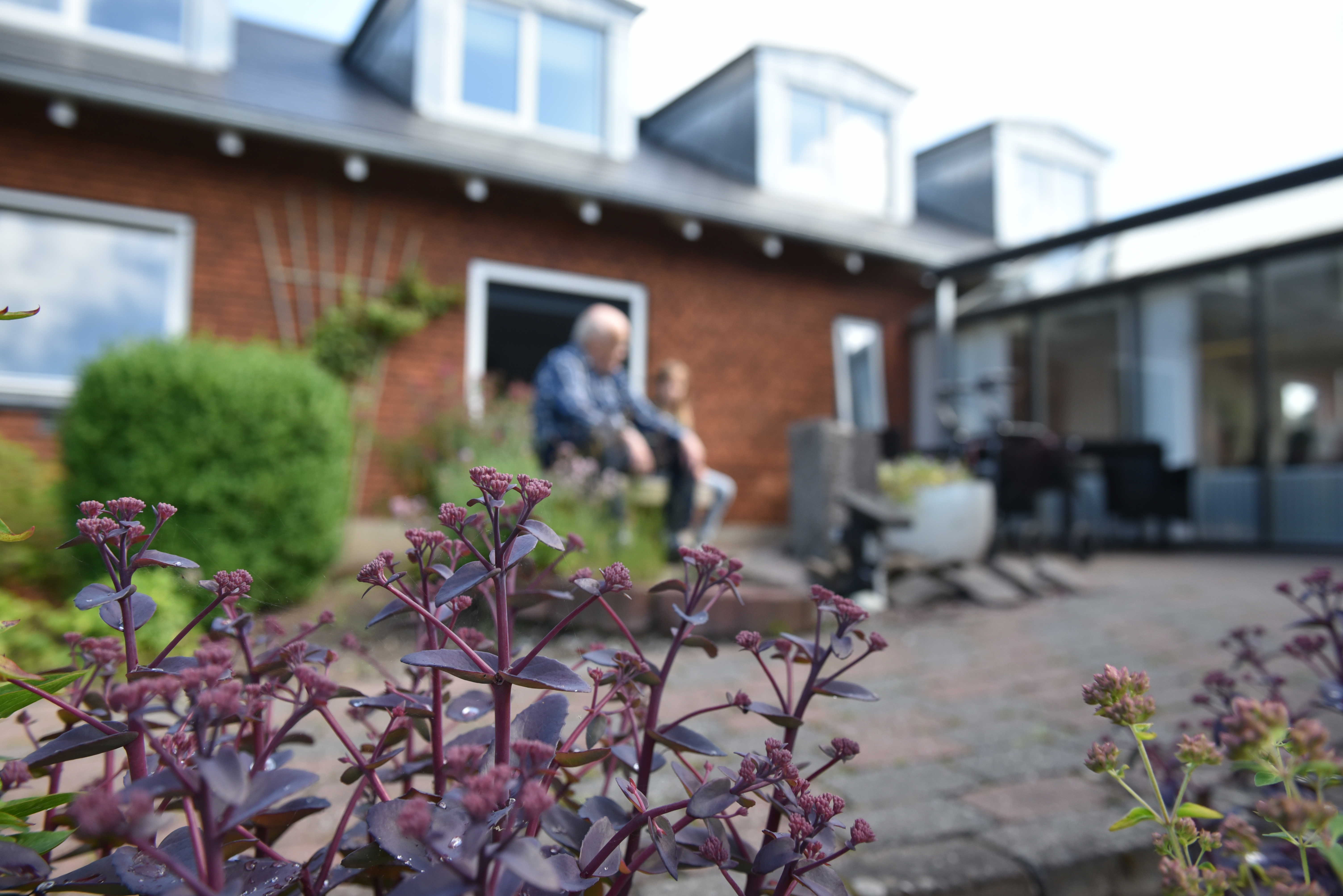 Udeområde på Spentrup Ældrecenter