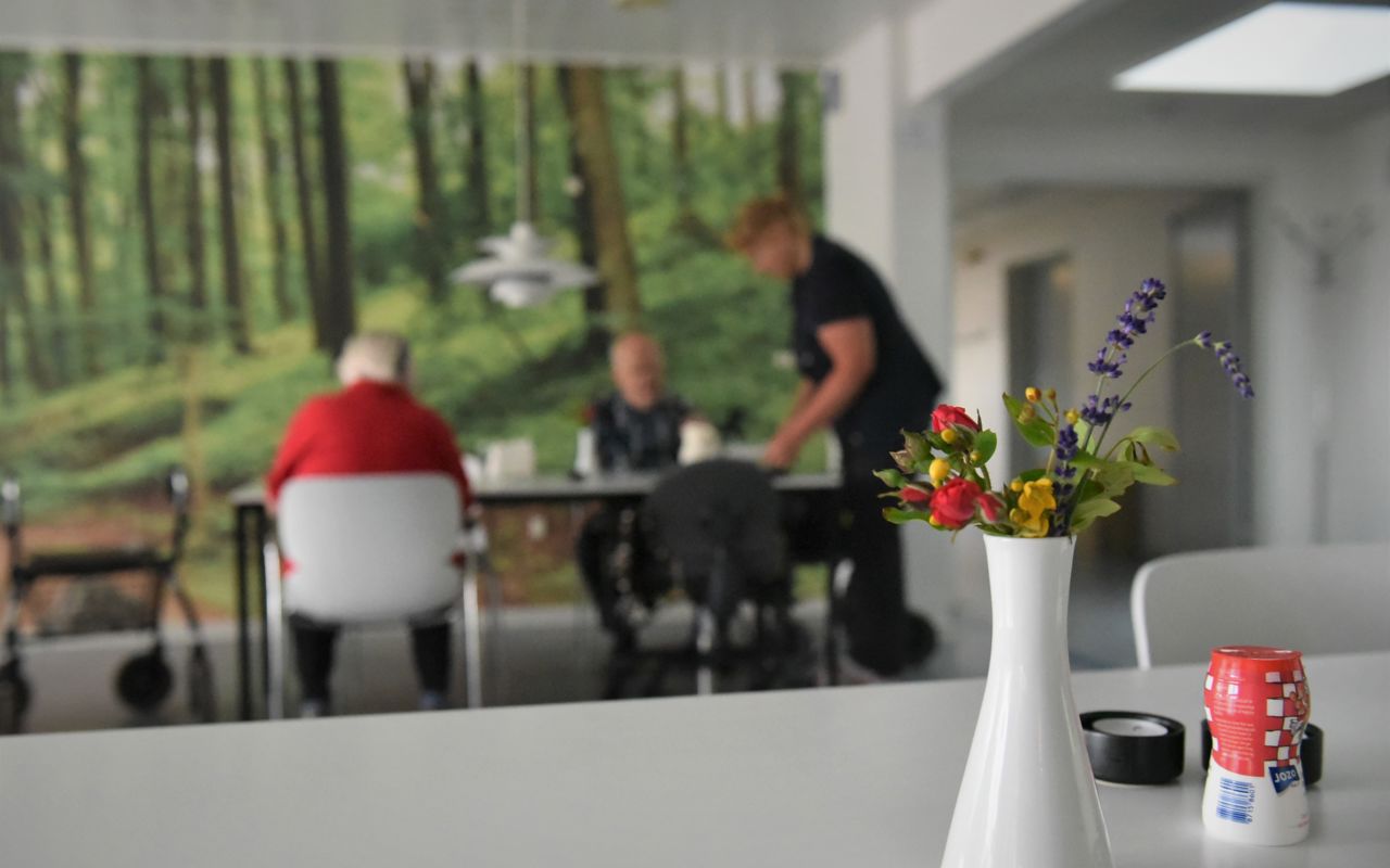 Spisestue på Spentrup Ældrecenter