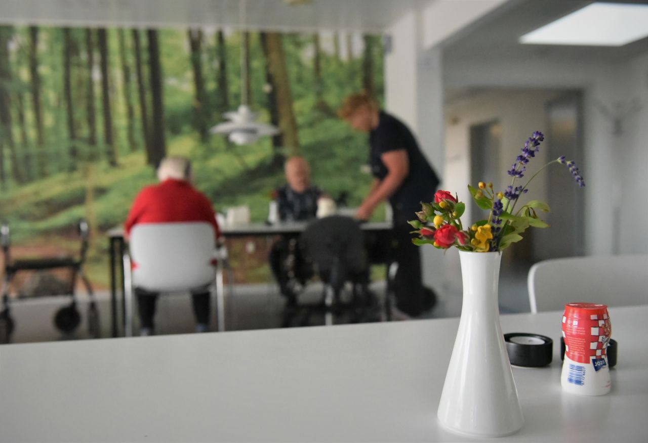 Spisestue på Spentrup Ældrecenter