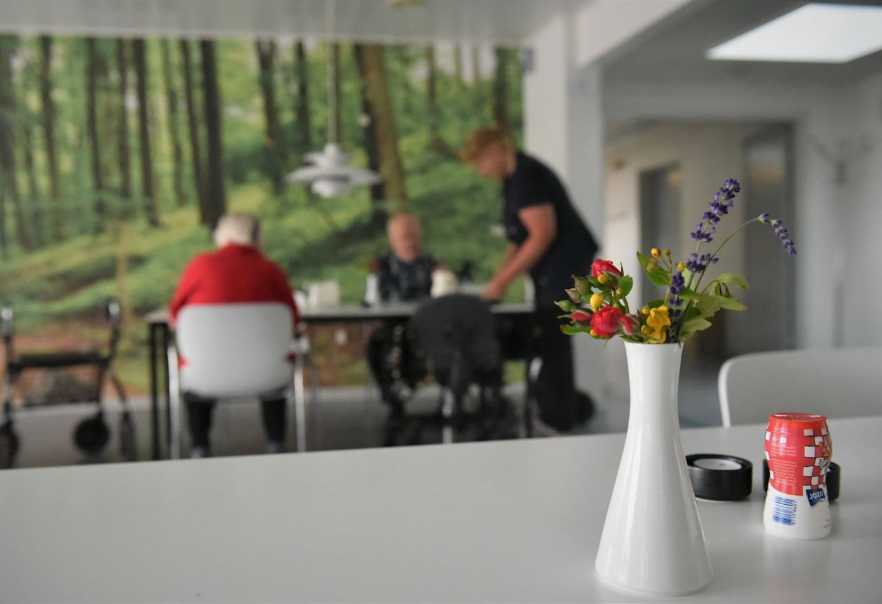 Spisestue på Spentrup Ældrecenter
